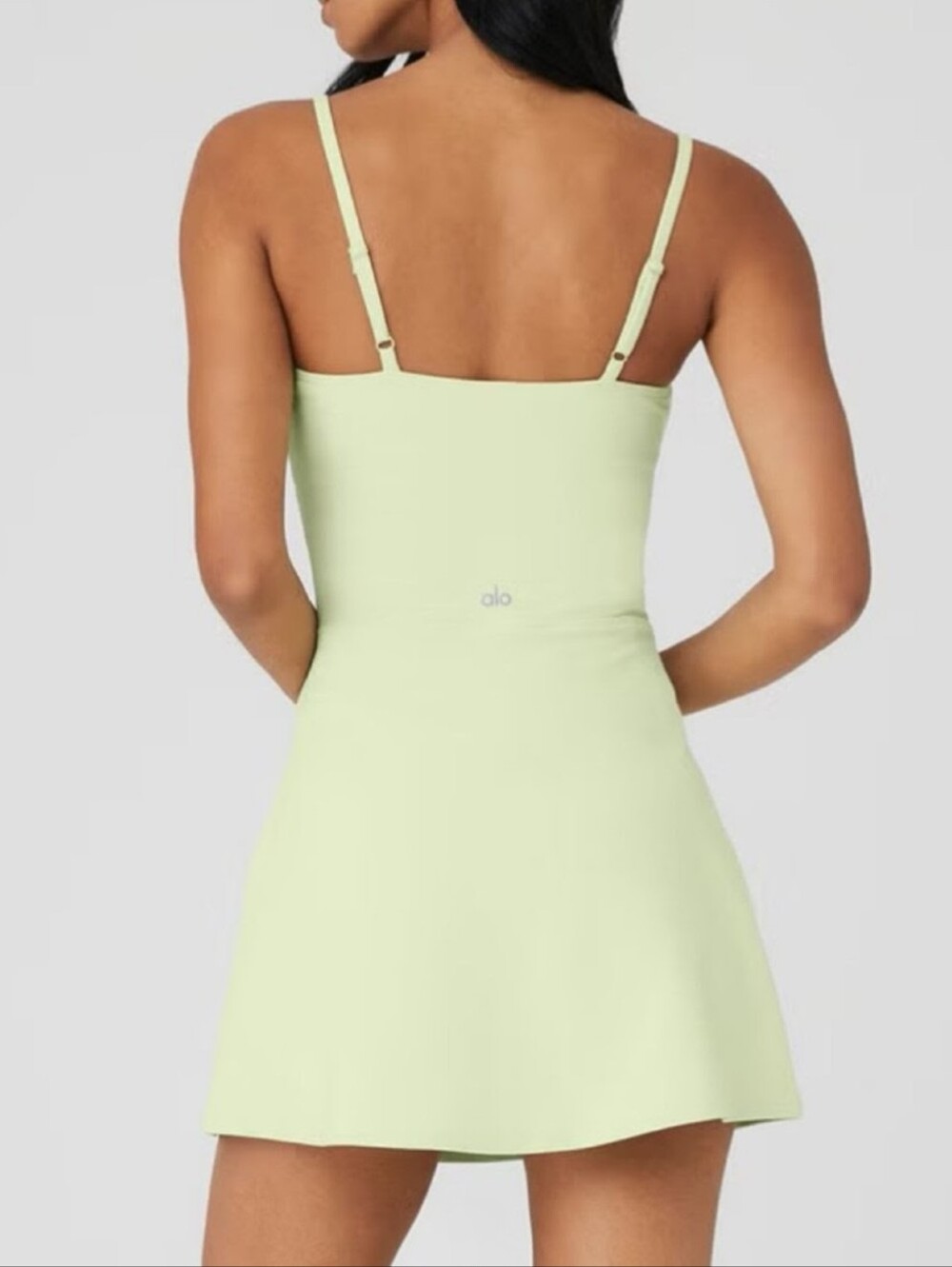ALO Alosoft Courtside Tennis Dress in Iced Green Tea - Size S - Picture 2 of 9